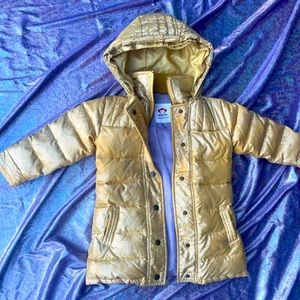 Appaman Size 3 Girls Puffer Coat Gold